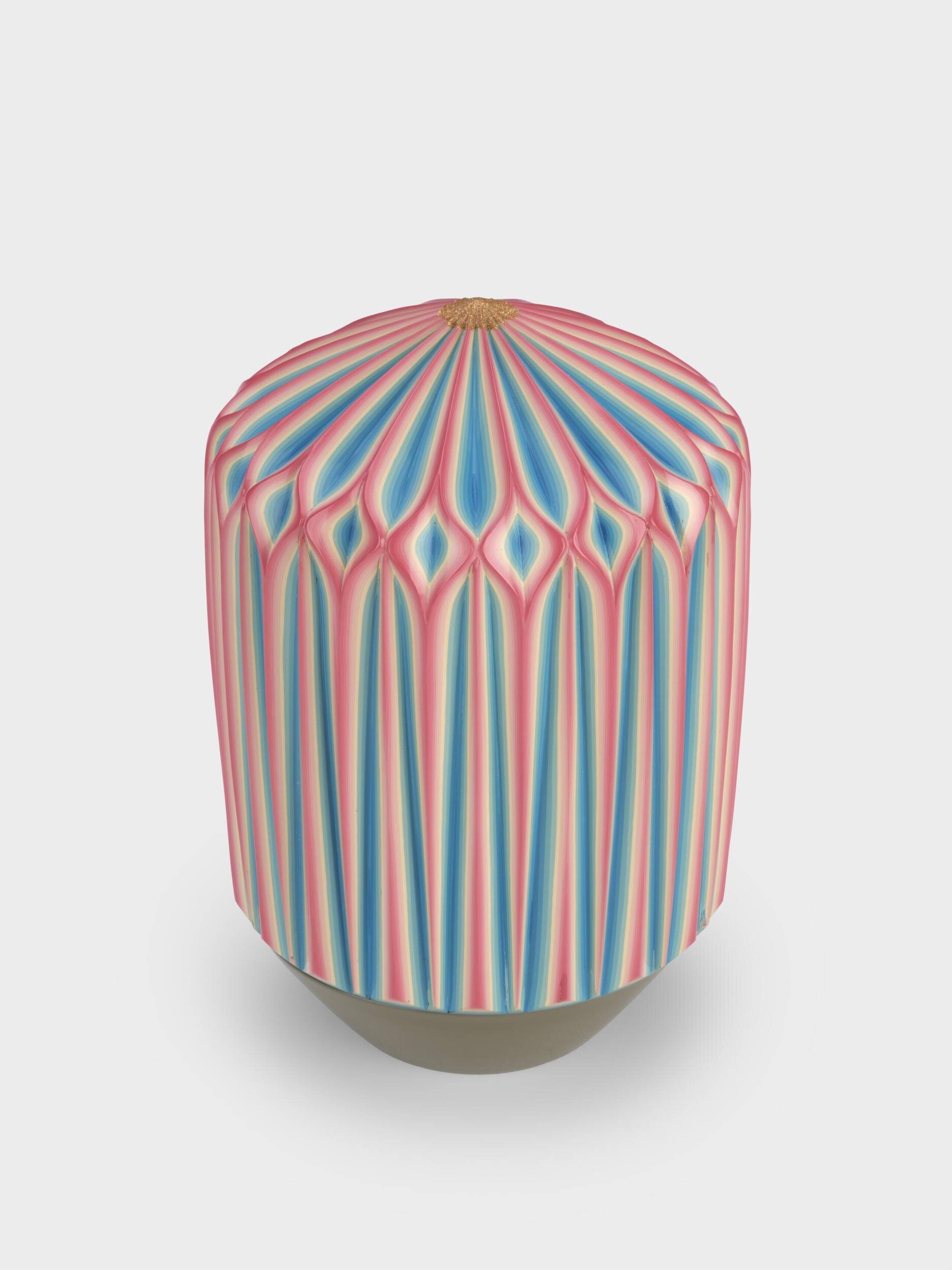 Clown, a lacquer box by Uesugi Gakusui